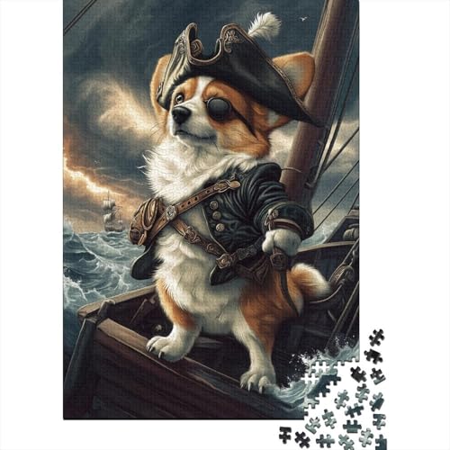 Corgi Puzzles 1000 Teile Schwer Puzzle Spielzeug Lernspiel Impossible Herausforderung Spielzeug Für Erwachsene Und Kinder Ab 14 Jahren 1000pcs (75x50cm) von KVZPQCVYU