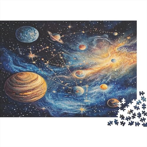 Kosmische Galaxie Puzzle 1000 Teile Erwachsener Kniffel Spaß Für Die Ganze Familie - Abwechslungsreiche 1000 Puzzleteilige Motive Puzzlespiel Erwachsene, Puzzel 1000pcs (75x50cm) von KVZPQCVYU