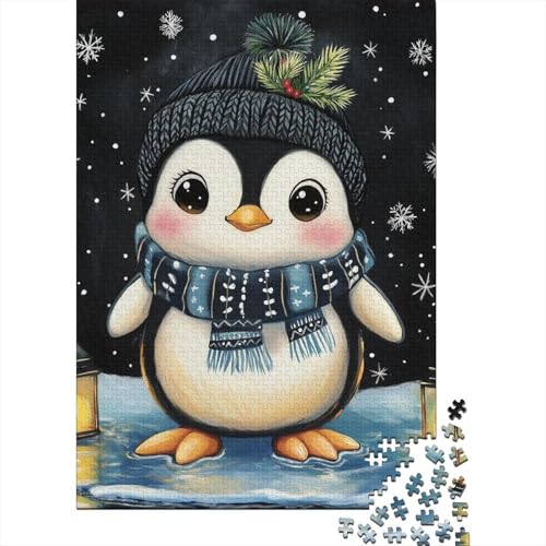 Pinguin Puzzle 1000 Teile Schwer Puzzle Spielzeug Pädagogisches Spiel Impossible Herausforderung Spielzeug Für Erwachsene Und Kinder Ab 12 Jahren 1000pcs (75x50cm) von KVZPQCVYU