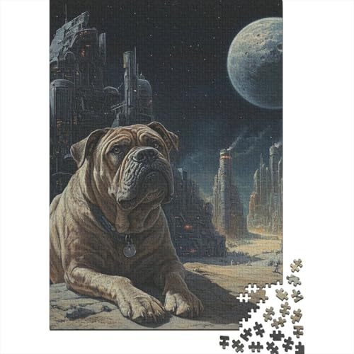 Shar Pei Puzzle 1000-teilige Schwer Puzzle Spielzeug Pädagogisches Spiel Impossible Herausforderungsspielzeug Für Erwachsene Und Kinder Ab 14 Jahren 1000pcs (75x50cm) von KVZPQCVYU