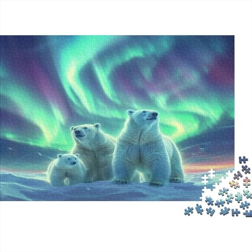 1000pcs (75x50cm) Aurora Puzzle Eisbär DIY-Puzzle Für Erwachsene von KWFYBEHZ