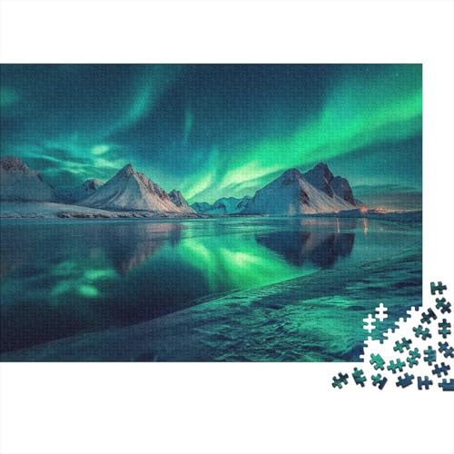 1000pcs (75x50cm) Aurora Puzzle Schöne Landschaft DIY-Puzzle Für Erwachsene von KWFYBEHZ
