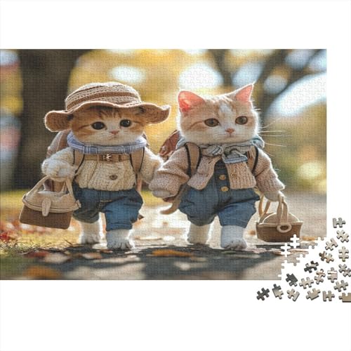 1000pcs (75x50cm) Puzzles, Puzzles Für Erwachsene Und Teenager Katze von KWFYBEHZ