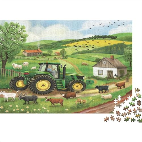 1000pcs (75x50cm) Puzzles, Puzzles Für Erwachsene Und Teenager Traktor von KWFYBEHZ