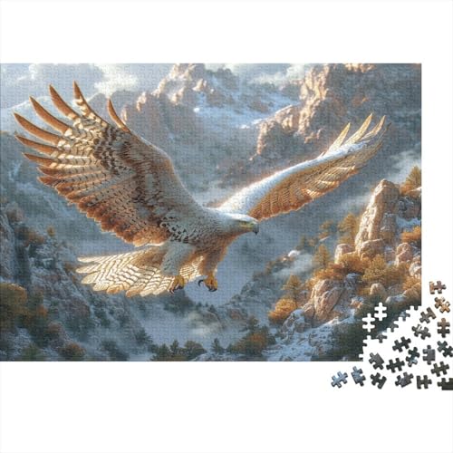 Adler Rätsel Für Erwachsene |Berge| Familienspaß-Puzzles 1000pcs (75x50cm) Erwachsene von KWFYBEHZ