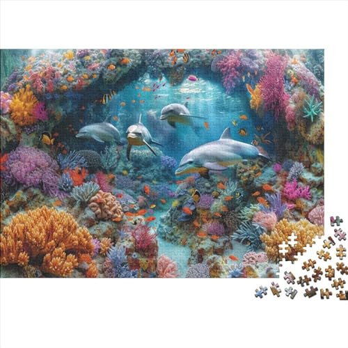 Dolphin Puzzle 1000pcs (75x50cm) Puzzles, Die Für Erwachsene Und Personen Ab 14 Jahren Geeignet Sind von KWFYBEHZ