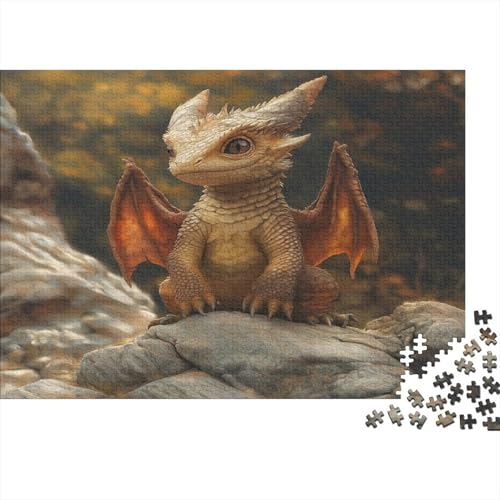 Drachebaby Puzzle 1000pcs (75x50cm) Puzzles, Die Für Erwachsene Und Personen Ab 14 Jahren Geeignet Sind von KWFYBEHZ