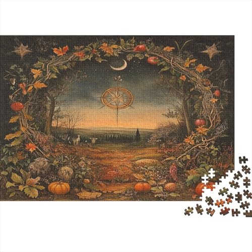Herbstal Equinox Puzzle 1000pcs (75x50cm) Puzzles, Die Für Erwachsene Und Personen Ab 14 Jahren Geeignet Sind von KWFYBEHZ