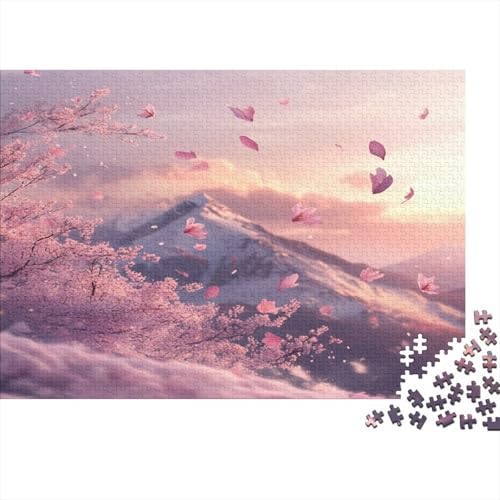 Kirschblüten Puzzle 1000pcs (75x50cm) Puzzles, Die Für Erwachsene Und Personen Ab 14 Jahren Geeignet Sind von KWFYBEHZ