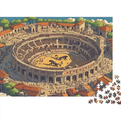 Kolosseum in Rom Puzzle 1000pcs (75x50cm) Puzzles, Die Für Erwachsene Und Personen Ab 14 Jahren Geeignet Sind von KWFYBEHZ