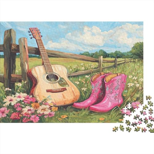 Ländliche Landschaft Puzzle 1000pcs (75x50cm) Puzzles, Die Für Erwachsene Und Personen Ab 14 Jahren Geeignet Sind von KWFYBEHZ