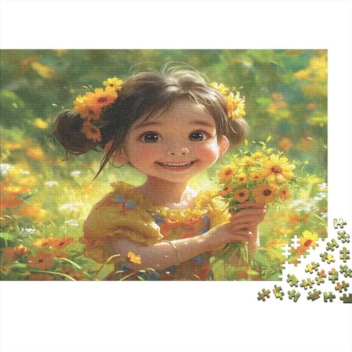 Mädchen Puzzle 1000pcs (75x50cm) Puzzles, Die Für Erwachsene Und Personen Ab 14 Jahren Geeignet Sind von KWFYBEHZ