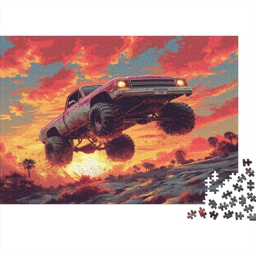 MonsterLKW Puzzle 1000pcs (75x50cm) Puzzles, Die Für Erwachsene Und Personen Ab 14 Jahren Geeignet Sind von KWFYBEHZ
