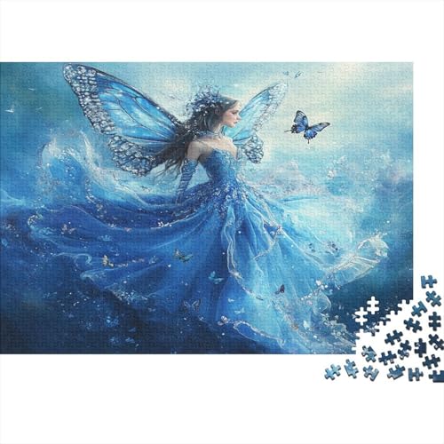 KWFYBEHZ Puzzle Schön Fee, 1000 Teile (75x50cm), Fantasy-Kunst, Karton, Jigsaw, Puzzle, 1 Set, 1 Stück, 1000 Puzzleteile, Ab 14 Jahren von KWFYBEHZ