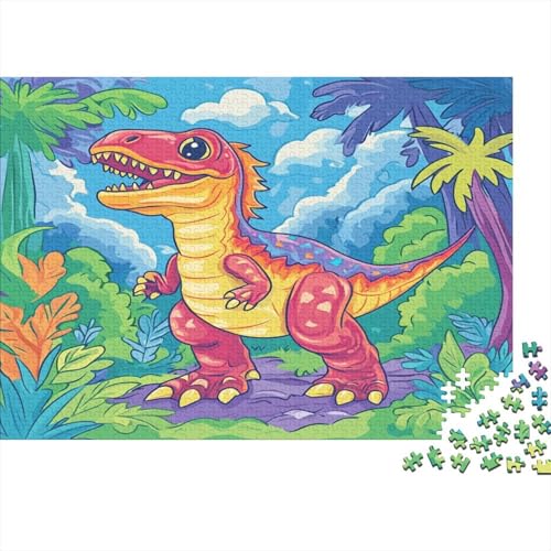 Puzzles 1000pcs (75x50cm) Für Erwachsene Dinosaurier Puzzles Für Erwachsene Puzzle-Lernspiele Cartoon-Stil von KWFYBEHZ