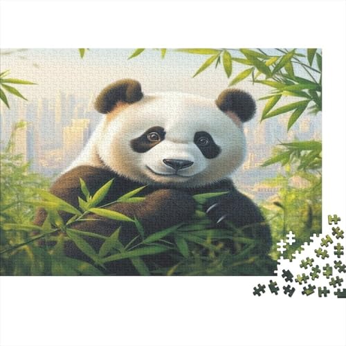 Puzzles Für Erwachsene 1000pcs (75x50cm) Riesig Panda Puzzles Für Erwachsene Anspruchsvolles Spiel Bamboo Wald Heimdekorationspuzzle von KWFYBEHZ