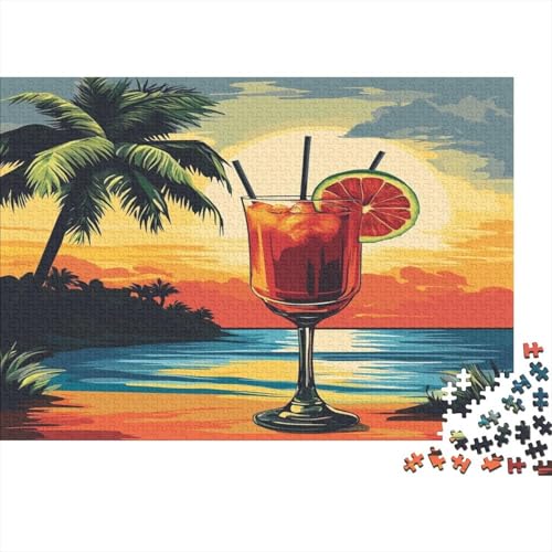 Puzzles Für Erwachsene 1000pcs (75x50cm) Schöner Sonnenuntergang Puzzles Für Erwachsene Anspruchsvolles Spiel Amerikanischer Stil Heimdekorationspuzzle von KWFYBEHZ