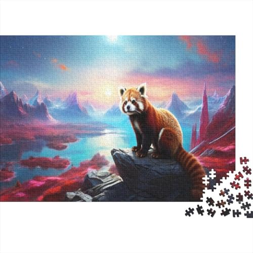 Roter Panda Puzzle 1000pcs (75x50cm) Puzzles, Die Für Erwachsene Und Personen Ab 14 Jahren Geeignet Sind von KWFYBEHZ