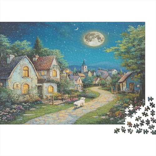 Ruhige Stadt Puzzle 1000pcs (75x50cm) Puzzles, Die Für Erwachsene Und Personen Ab 14 Jahren Geeignet Sind von KWFYBEHZ