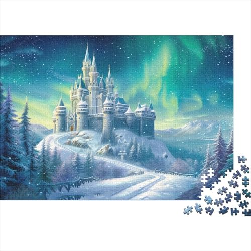 Schloss 1000pcs (75x50cm) Erwachsenenpuzzle - Aurora Erwachsenenpuzzle DIY-Puzzlespielzeug von KWFYBEHZ