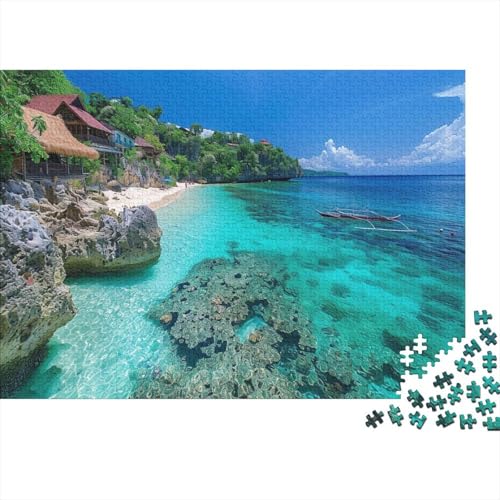 Schönes Meer Puzzle 1000pcs (75x50cm) Puzzles, Die Für Erwachsene Und Personen Ab 14 Jahren Geeignet Sind von KWFYBEHZ