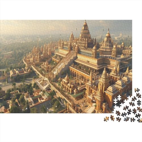 Stadt Rätsel Für Erwachsene |Palast| 1000pcs (75x50cm) Puzzles Lernspiele Home Decor Puzzles von KWFYBEHZ