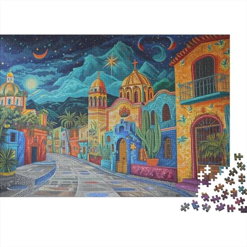 Stadt SBaumt Scene Puzzle 1000pcs (75x50cm) Puzzles, Die Für Erwachsene Und Personen Ab 14 Jahren Geeignet Sind von KWFYBEHZ