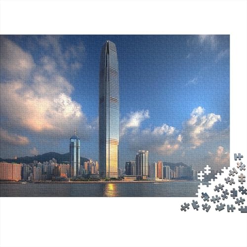 StadtHimmelline Puzzle 1000pcs (75x50cm) Puzzles, Die Für Erwachsene Und Personen Ab 14 Jahren Geeignet Sind von KWFYBEHZ