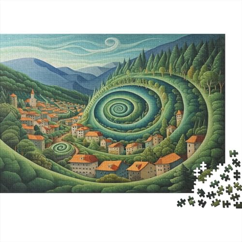 Umkreisen Puzzle 1000pcs (75x50cm) Puzzles, Die Für Erwachsene Und Personen Ab 14 Jahren Geeignet Sind von KWFYBEHZ