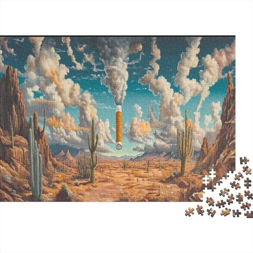 Wüste Landschaft Puzzle 1000pcs (75x50cm) Puzzles, Die Für Erwachsene Und Personen Ab 14 Jahren Geeignet Sind von KWFYBEHZ