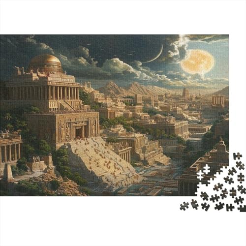 Zivilisation Alter Gebäude Puzzle 1000pcs (75x50cm) Puzzles, Die Für Erwachsene Und Personen Ab 14 Jahren Geeignet Sind von KWFYBEHZ