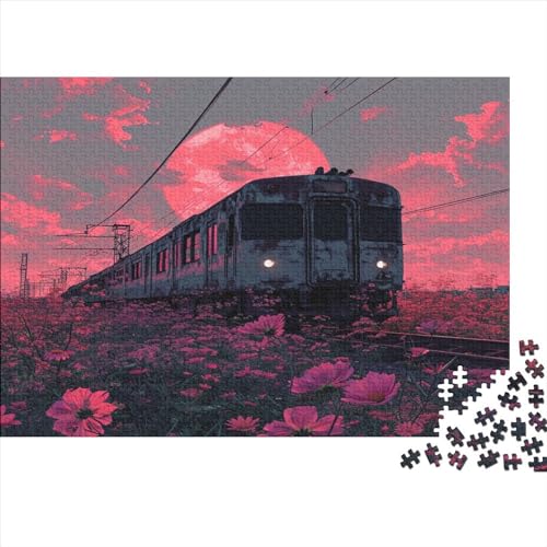Zug Puzzle 1000pcs (75x50cm) Puzzles, Die Für Erwachsene Und Personen Ab 14 Jahren Geeignet Sind von KWFYBEHZ