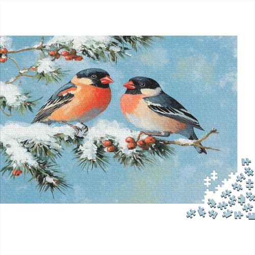 Zwei Gimpel Puzzle 1000pcs (75x50cm) Puzzles, Die Für Erwachsene Und Personen Ab 14 Jahren Geeignet Sind von KWFYBEHZ