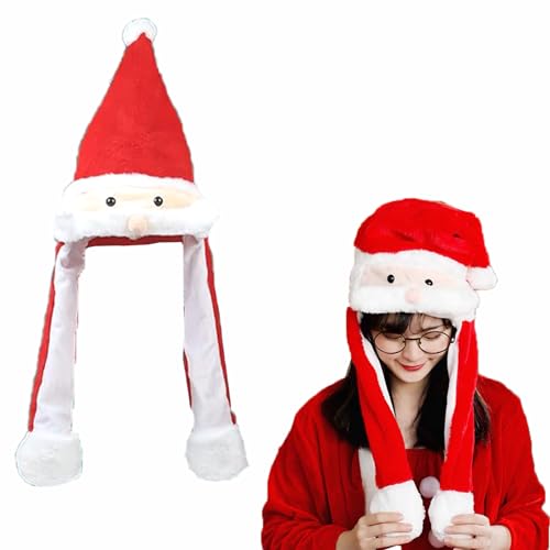 KWHSUN Weihnachtsmütze Plüsch,Mütze mit Ohren,Mütze mit Beweglichen Ohren Weihnachten,Nikolausmütze,Weihnachten Partyhut,Weihnachtsfeier Fasching und Cosplay KWHSUN Weihnachtsmütze Plüsch,Mütze mit Ohren,Mütze mit Beweglichen Ohren Weihnachten,Nikolausmütze,Weihnachten Partyhut,Weihnachtsfeier Fasching und Cosplay von KWHSUN