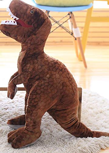 KWIBYBGS 40–110 cm, Offener Mund,Annosaurus, T-Rex, Triceratops,Füllte Dinosaurierpuppe, Lebensechter Druck, Stehender Dino,Schenk/T-Rexbrown/50Cm von KWIBYBGS