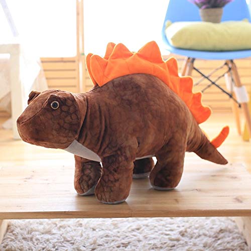 KWIBYBGS 40–110 cm, Offener Mund,Annosaurus, T-Rex, Triceratops,Füllte Dinosaurierpuppe, Lebensechter Druck, Stehender Dino,Schenk/Triceratopsbrown/70Cm von KWIBYBGS