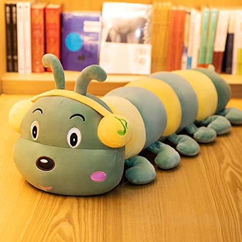 KWIBYBGS 60-120 cm Großes Raupenplüschtier Süßes Bett Schlafen Langes Kissen Puppeburtstagsgeschenk Weibliche Puppe/Oran/60Cm KWIBYBGS 60-120 cm Großes Raupenplüschtier Süßes Bett Schlafen Langes Kissen Puppeburtstagsgeschenk Weibliche Puppe/Oran/60Cm von KWIBYBGS