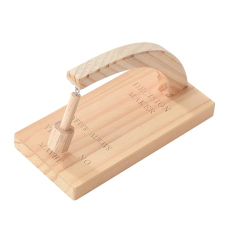 Entscheidungsmacher, Oszillierender Magnetwähler aus Holz, Kreative Entscheidungsträger, Schwingen Sie das Pendel und Finden Sie die Antwort auf Ihre Frage von KWJXTBSX