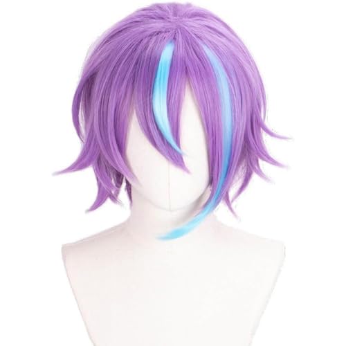 Anime-Cosplay-Perücke, Anime Cosplay Perücke Kamishiro Rui Mehrfarbig Kurz Mit Perückenkappe Anime-Cosplay-Perücke, Anime Cosplay Perücke Kamishiro Rui Mehrfarbig Kurz Mit Perückenkappe von KXAOXGRC