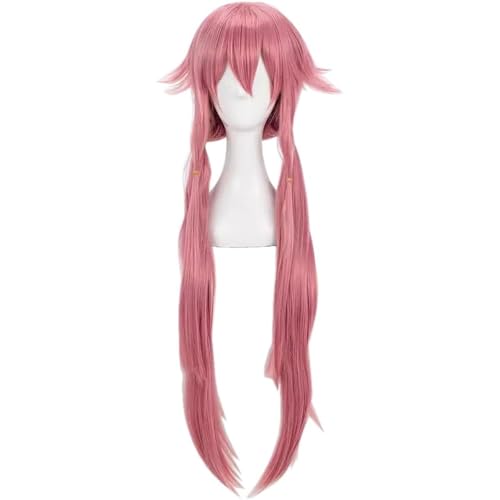 Anime-Cosplay-Perücke, Anime Gasai Yuno Rosa Lange Cosplay Perücke Mit Perückenkappe Anime-Cosplay-Perücke, Anime Gasai Yuno Rosa Lange Cosplay Perücke Mit Perückenkappe von KXAOXGRC