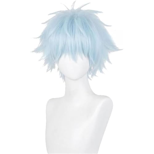 Anime-Cosplay-Perücke, Kurze Blaue Anime-Perücke for Okazaki Shinichi Cosplay mit Kappe Anime-Cosplay-Perücke, Kurze Blaue Anime-Perücke for Okazaki Shinichi Cosplay mit Kappe von KXAOXGRC