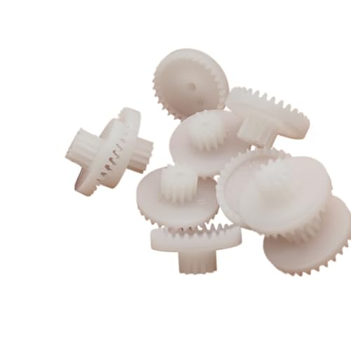 KXAOXGRC Kunststoff-Zahnrad, ABS-Kunststoffzahnräder, 10 Stück, doppellagig, 0,5 m, 40 Zähne/10 Zähne, 21 mm Außendurchmesser, 4–5 mm dick, 2,05 mm Bohrung KXAOXGRC Kunststoff-Zahnrad, ABS-Kunststoffzahnräder, 10 Stück, doppellagig, 0,5 m, 40 Zähne/10 Zähne, 21 mm Außendurchmesser, 4–5 mm dick, 2,05 mm Bohrung von KXAOXGRC
