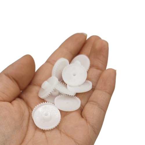 KXAOXGRC Kunststoff-Zahnrad, Kunststoffzahnräder C20-2A Modul 0,5 20 Zähne for 2mm Welle 30er Packung KXAOXGRC Kunststoff-Zahnrad, Kunststoffzahnräder C20-2A Modul 0,5 20 Zähne for 2mm Welle 30er Packung von KXAOXGRC