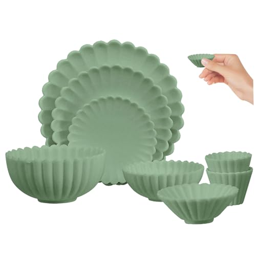 Dollhouse Tabelle für Dollhouse Accessoires 8pcs/Set Mini Teller Schüssel Tasse Set Miniatur Chrysanthemen Schüssel Schüssel Teller Set für Doll House Toy Green Kinder Kinder Spielzeug Spielzeug Sp Dollhouse Tabelle für Dollhouse Accessoires 8pcs/Set Mini Teller Schüssel Tasse Set Miniatur Chrysanthemen Schüssel Schüssel Teller Set für Doll House Toy Green Kinder Kinder Spielzeug Spielzeug Sp von KYEQATY