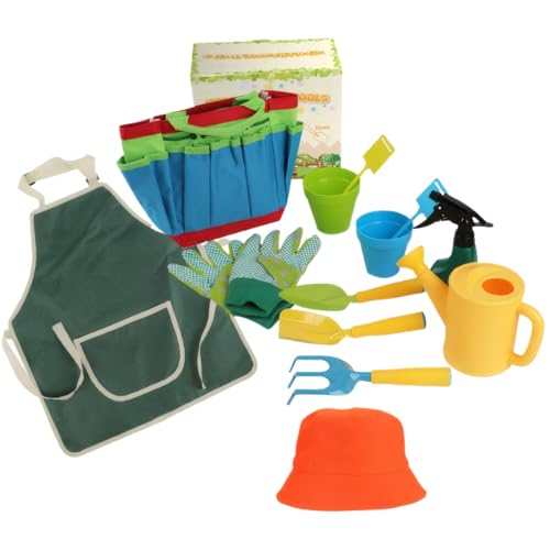 KYEQATY 11PCS Kids Gartens Set Kids-freundliche Kleinkind-Gartenset mit Einkaufstaschen Kinder Bewässerung können Kindergärten-Tools zur Verbesserung der Übung praktische Fähigkeiten verbessern KYEQATY 11PCS Kids Gartens Set Kids-freundliche Kleinkind-Gartenset mit Einkaufstaschen Kinder Bewässerung können Kindergärten-Tools zur Verbesserung der Übung praktische Fähigkeiten verbessern von KYEQATY