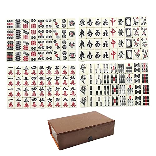 KYEQATY Mahjong Set Chinese Mah Jong Spiel 149pcs/ Set Travel Mini Mahjong Set für Kinder Familien Erwachsene Kinder Kinder Spielzeug Spielzeug KYEQATY Mahjong Set Chinese Mah Jong Spiel 149pcs/ Set Travel Mini Mahjong Set für Kinder Familien Erwachsene Kinder Kinder Spielzeug Spielzeug von KYEQATY