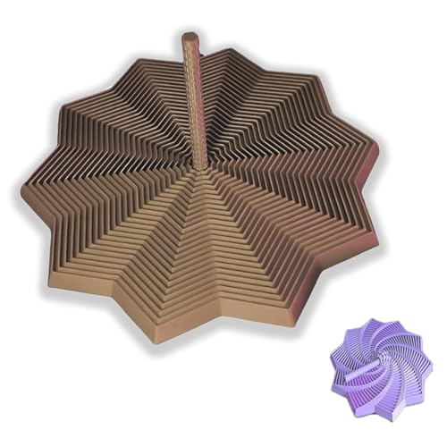 Spiral Cone Fidget Toy, Erweiterbares Fraktal Fidget Star Mit Griff, Sinnerreizung, Entspannung, Stressspielzeug für Erwachsene und Kinder, Aufmerksamkeit ErhöHen von KYGVHOHI