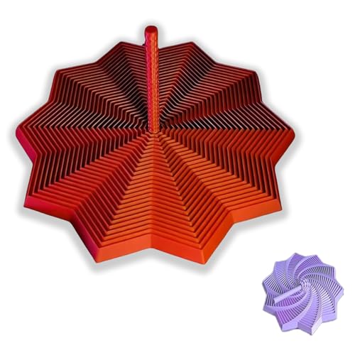 Spiral Cone Fidget Toy, Erweiterbares Fraktal Fidget Star Mit Griff, Sinnerreizung, Entspannung, Stressspielzeug für Erwachsene und Kinder, Aufmerksamkeit ErhöHen von KYGVHOHI