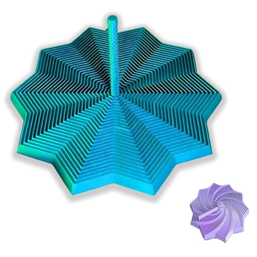 Spiral Cone Fidget Toy, Erweiterbares Fraktal Fidget Star Mit Griff, Sinnerreizung, Entspannung, Stressspielzeug für Erwachsene und Kinder, Aufmerksamkeit ErhöHen von KYGVHOHI