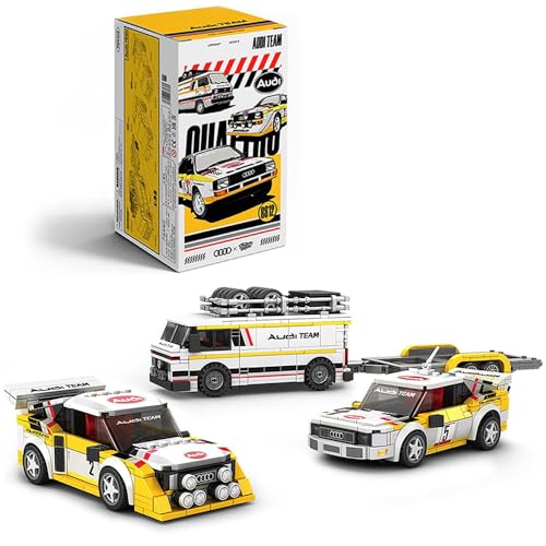 KYLON Technik Auto für Audi Quattro WRC Team, 1360+ Teile MOC Rally Team Rennauto Bausatz, 1:32 KIemmbausteine für Kinder und Erwachsene, PB8812 KYLON Technik Auto für Audi Quattro WRC Team, 1360+ Teile MOC Rally Team Rennauto Bausatz, 1:32 KIemmbausteine für Kinder und Erwachsene, PB8812 von KYLON